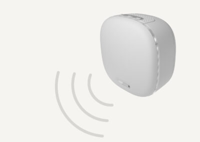 Wall-mounted version of Vitalthings Guardian H10, designed for contactless and continuous health technology
